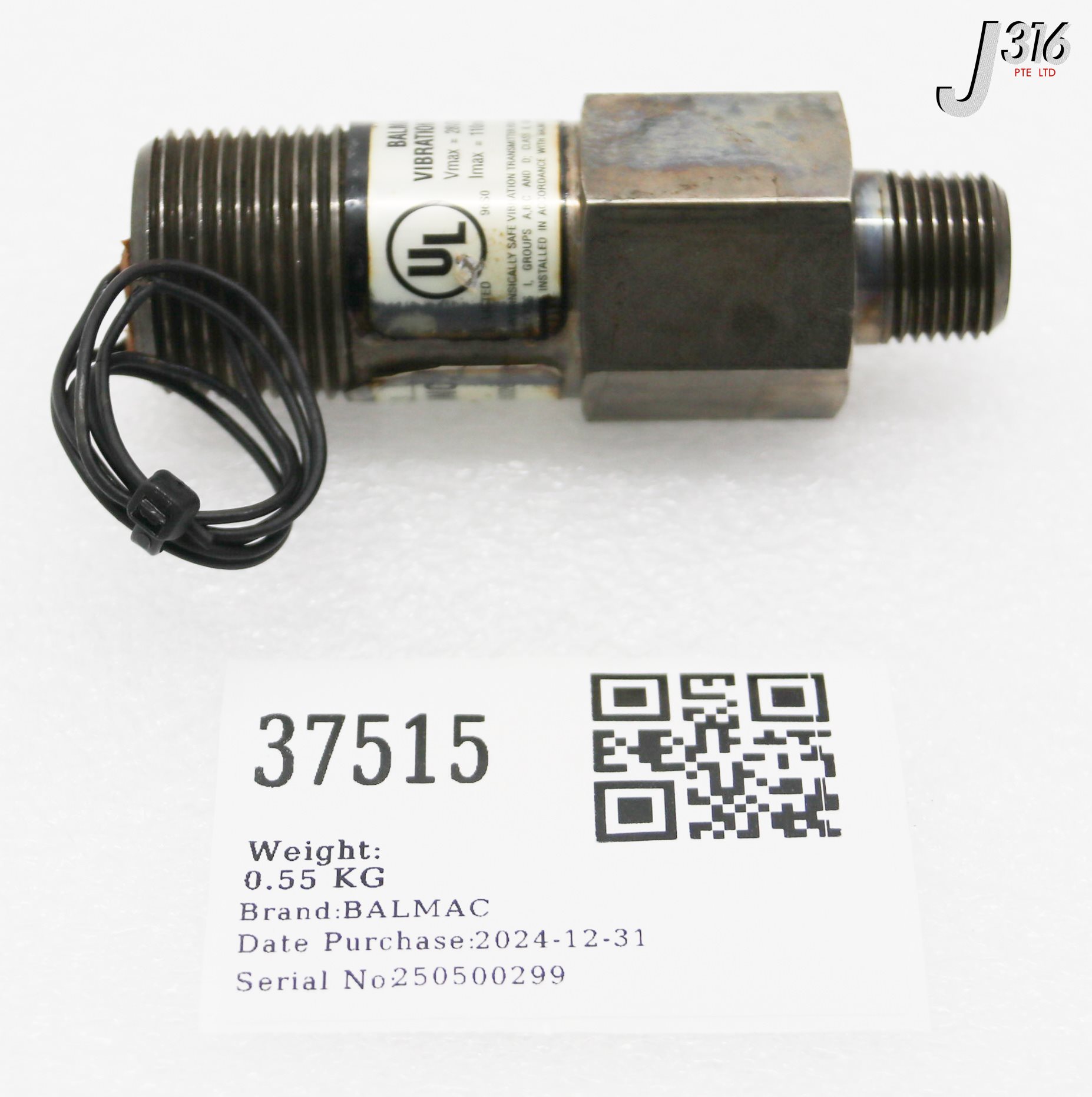 37515 BALMAC VIBRATION TRANSMITTER 191-5 | eBay